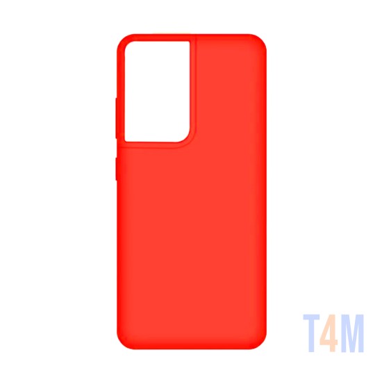 Silicone Case for Samsung Galaxy S21 Ultra Plus Red